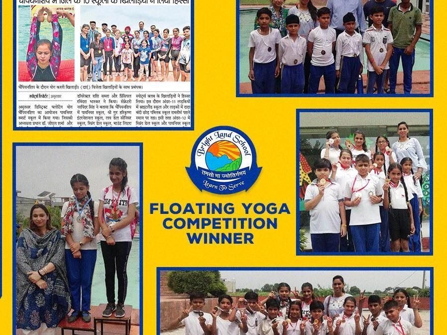 Winner of Inter-School International Yoga Competition